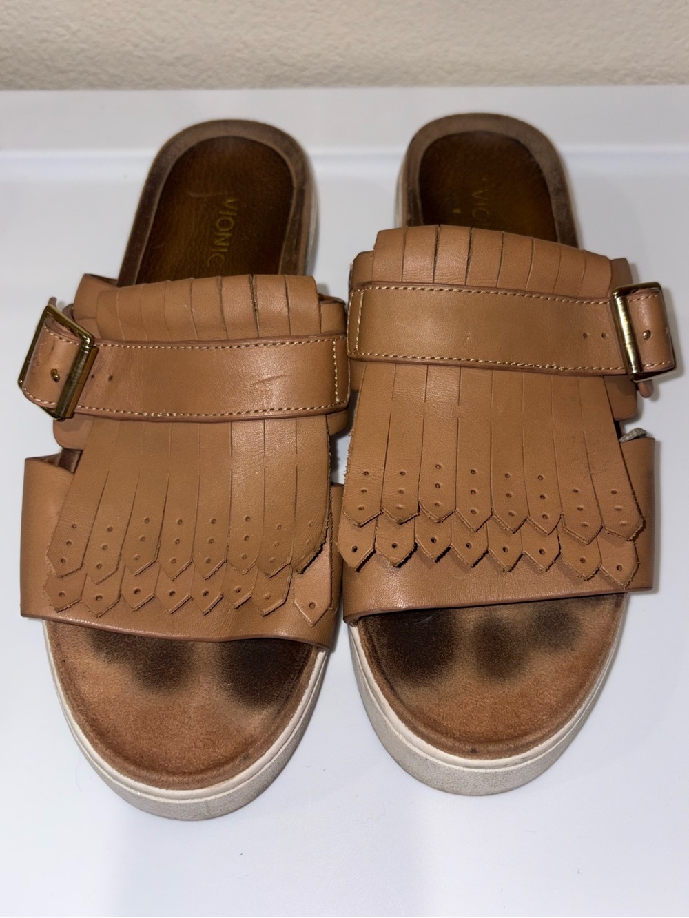 Vionic Women’s Fringe Slides w 🌵8.5